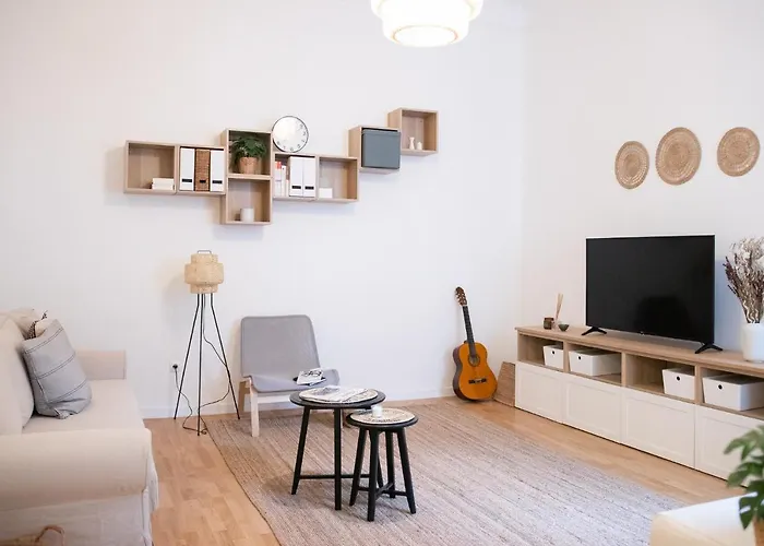 Scandi Custom 2-Bdr Apartment
